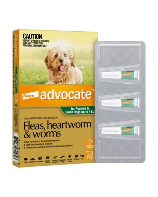 Advocate Dog 0-4kg (Small)