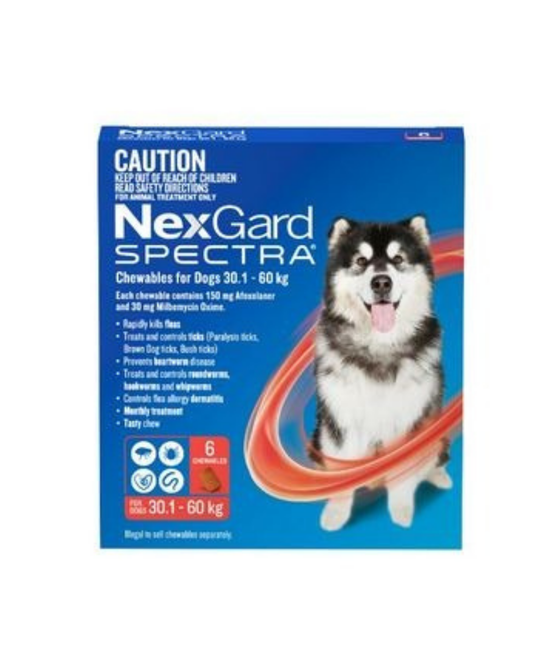 NexGard Spectra For Dogs 30.1-60kg