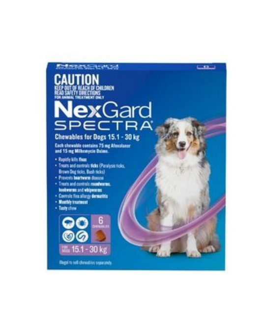 NexGard Spectra For Dogs 15.1-30kg