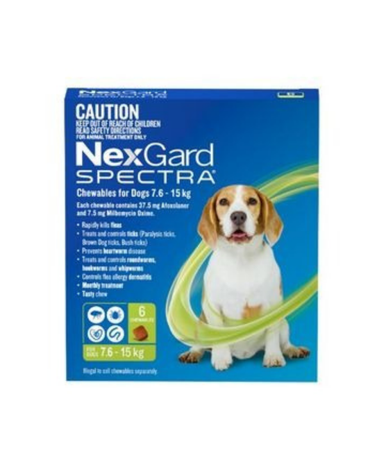 NexGard Spectra For Dogs 7.6-15kg