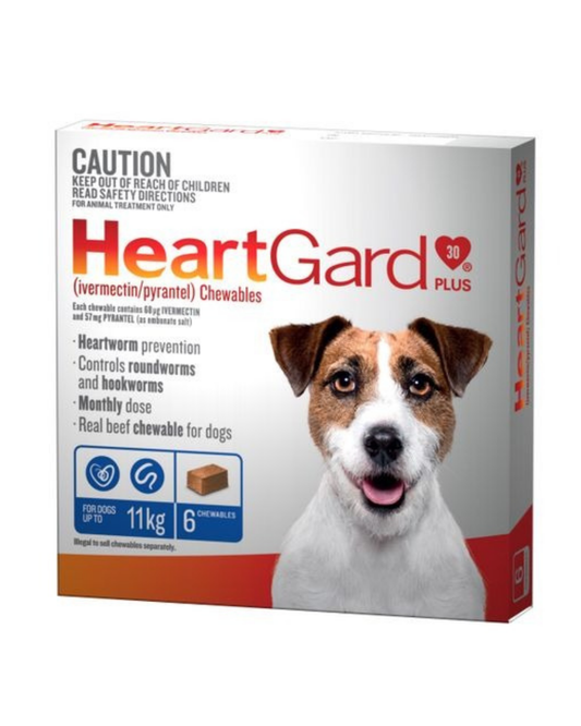 Heartgard Plus 0-11kg Blue