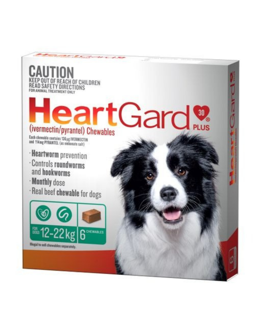 Heartgard Plus 12-22kg Green