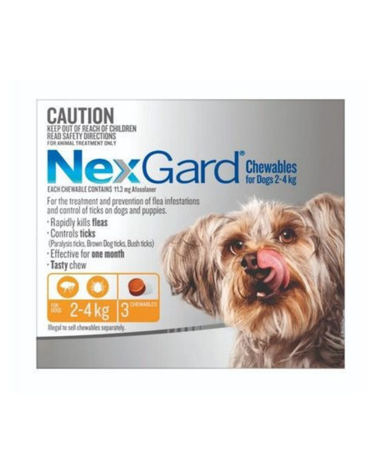 NexGard For Dogs 2-4kg