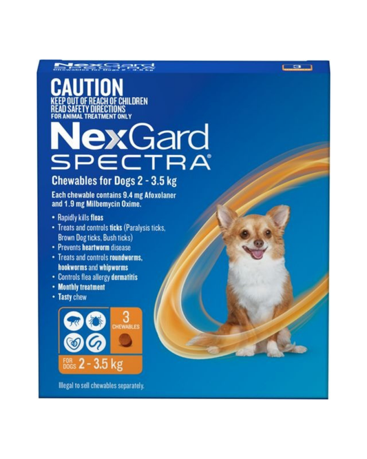 NexGard Spectra For Dogs 2-3.5kg