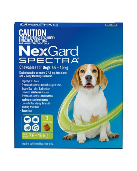 NexGard Spectra For Dogs 7.6-15kg