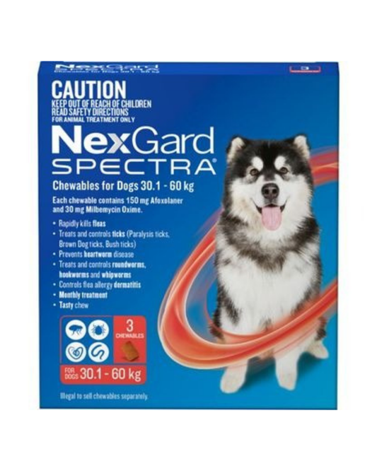 NexGard Spectra For Dogs 30.1-60kg