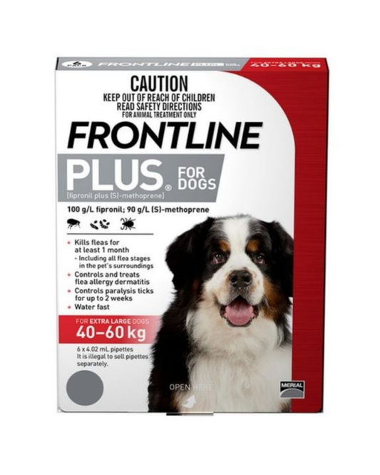 Frontline Plus Dog 40-60kg (Xtra Large)