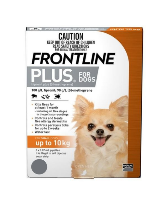 Frontline Plus Dog 0-10kg (Small)