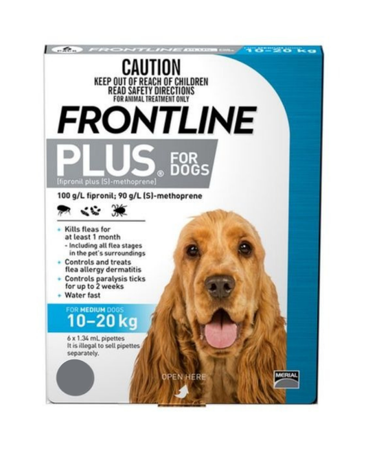 Frontline Plus Dog 10-20kg (Medium)