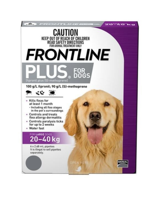 Frontline Plus Dog 20-40kg (Large)