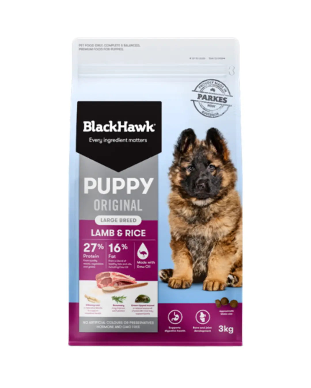 Black Hawk Puppy Large Breed Lamb & Rice