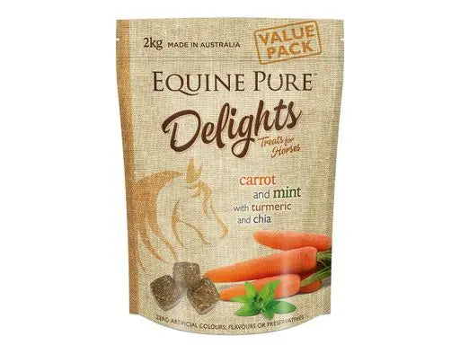 Equine Pure Delights: Carrot Mint Turmeric & Chia