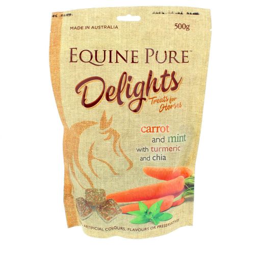 Equine Pure Delights: Carrot Mint Turmeric & Chia